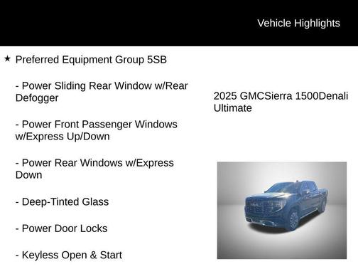 2025 GMC Sierra 1500 Denali Ultimate