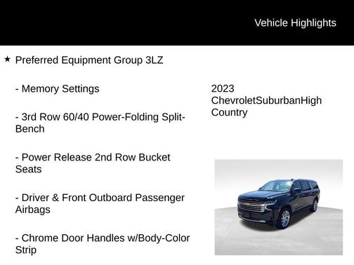 2023 Chevrolet Suburban 4WD High Country