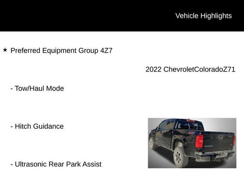 2022 Chevrolet Colorado Z71