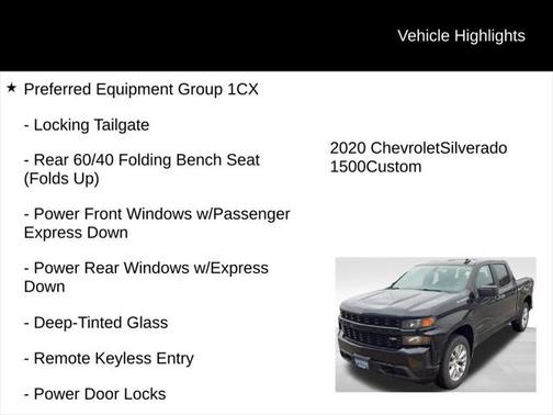 2020 Chevrolet Silverado 1500 Custom