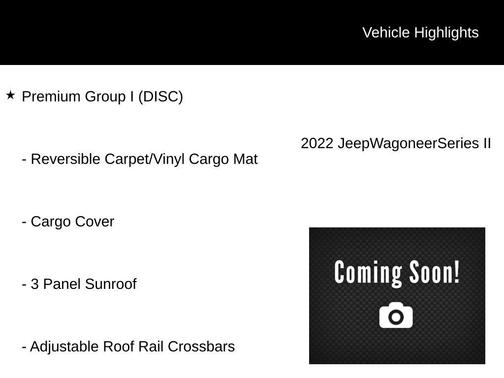 2022 Jeep Wagoneer Series II 4x4