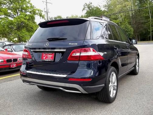 Blue 2014 Mercedes-Benz M-Class ML 350 4MATIC