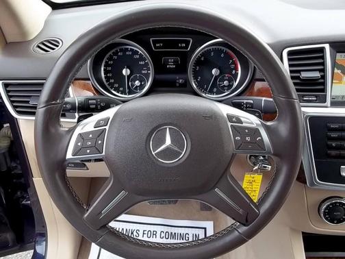Blue 2014 Mercedes-Benz M-Class ML 350 4MATIC