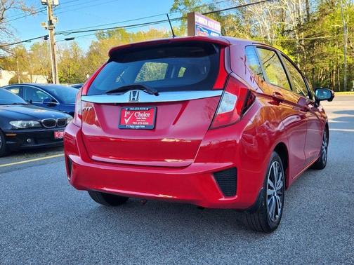 Red 2015 Honda Fit EX