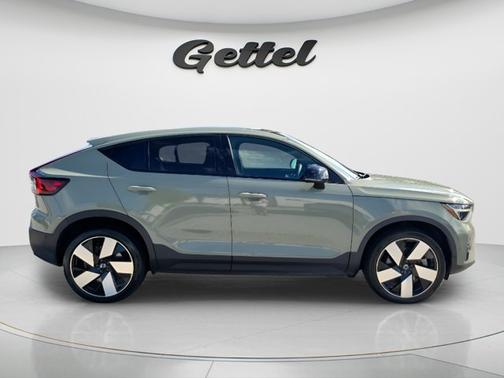 Green 2023 Volvo C40 Recharge Pure Electric Twin Ultimate