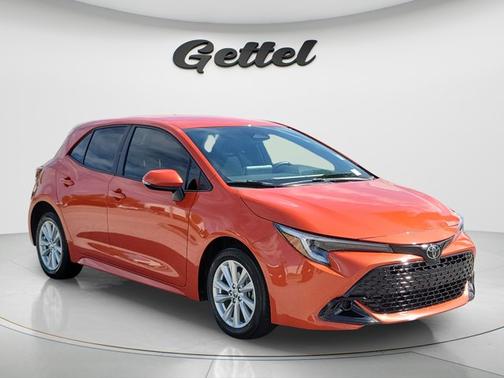 Inferno Red 2025 Toyota Corolla Hatchback SE