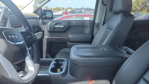 Steel Metallic 2021 GMC Sierra 1500 SLT