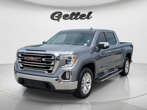 Steel Metallic 2021 GMC Sierra 1500 SLT
