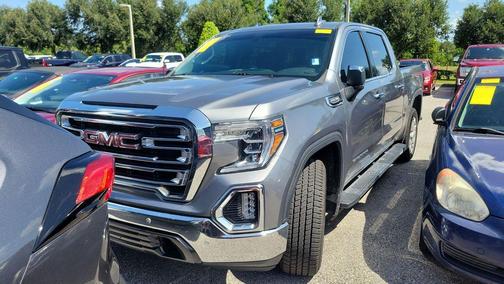 Steel Metallic 2021 GMC Sierra 1500 SLT
