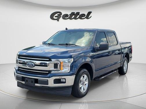 Blue 2019 Ford F-150 XLT