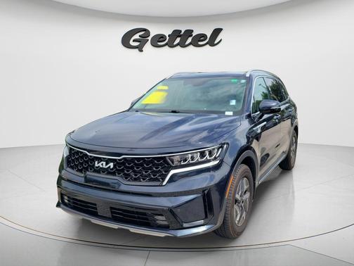 Blue 2023 Kia Sorento Hybrid EX
