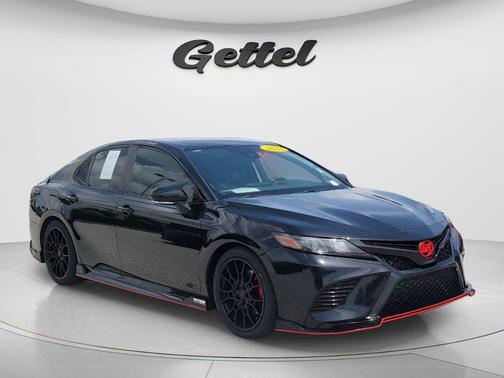 Midnight Black Metallic 2022 Toyota Camry TRD V6