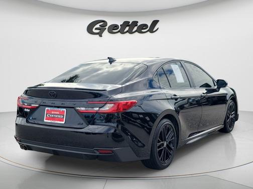 Midnight Black Metallic 2025 Toyota Camry SE