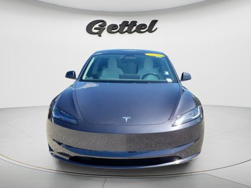 Stealth Gray 2025 Tesla Model 3 Long Range