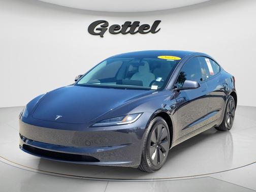 Stealth Gray 2025 Tesla Model 3 Long Range