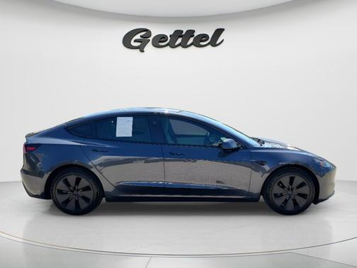 Stealth Gray 2025 Tesla Model 3 Long Range