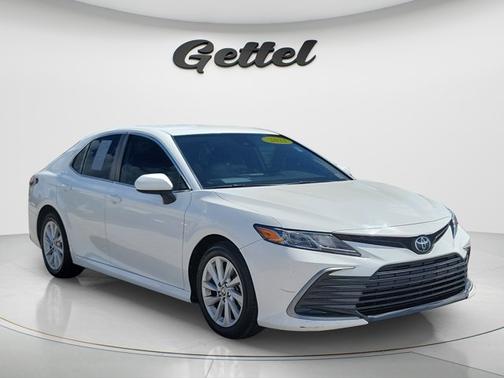 Super White 2021 Toyota Camry LE