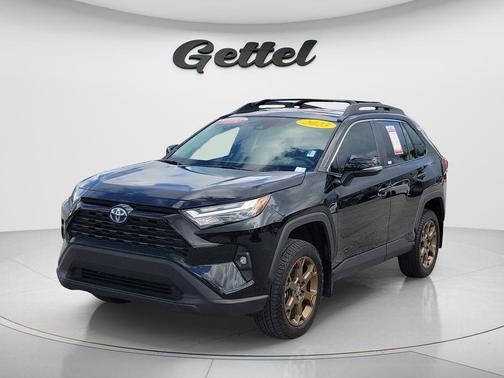 Midnight Black Metallic 2023 Toyota RAV4 Hybrid Woodland Edition