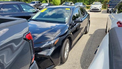 Midnight Black Metallic 2025 Toyota Camry LE