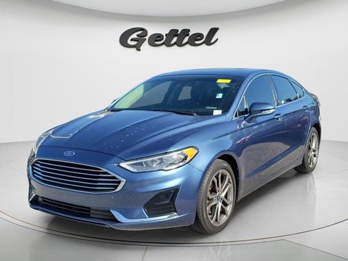 Blue Metallic 2019 Ford Fusion SEL