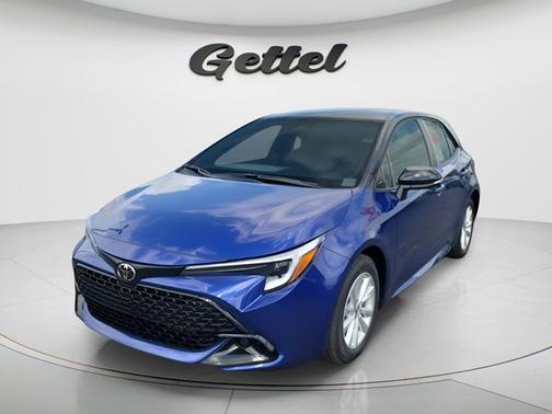 Blue 2026 Toyota Corolla Hatchback SE