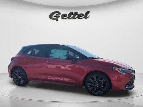 Red 2026 Toyota Corolla Hatchback XSE