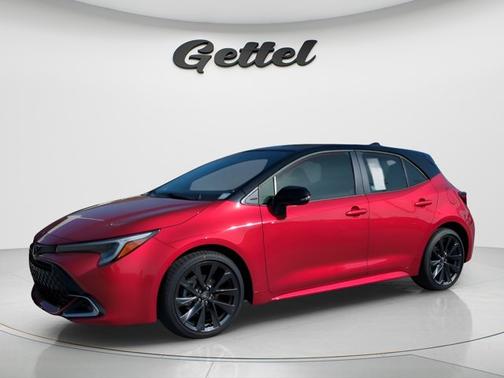 Red 2026 Toyota Corolla Hatchback XSE