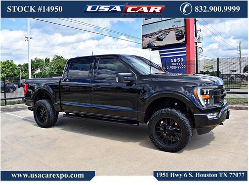 BLACK 2022 Ford F-150 XLT