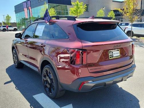 Red 2025 Kia Sorento X-Line EX
