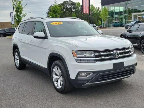 Pure White 2018 Volkswagen Atlas 3.6L SEL