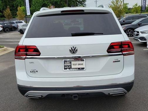 Pure White 2018 Volkswagen Atlas 3.6L SEL