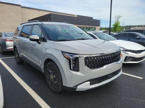 Ceramic Silver 2026 Kia Carnival Hybrid EX