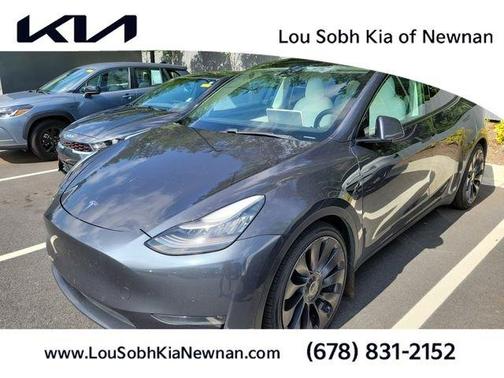 Silver Metallic 2021 Tesla Model Y Performance