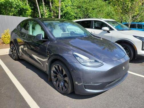 Silver Metallic 2021 Tesla Model Y Performance