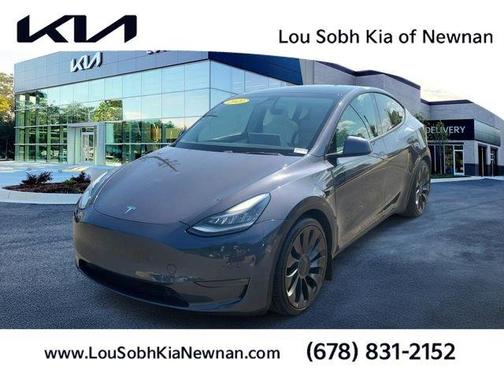 Silver Metallic 2021 Tesla Model Y Performance