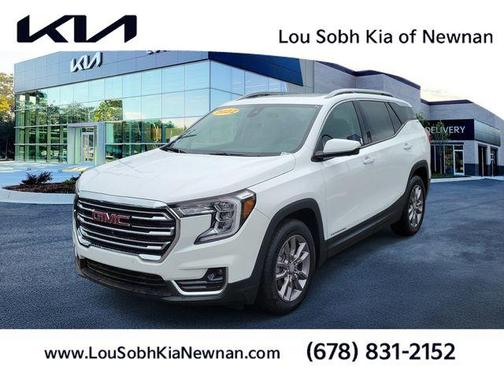 Summit White 2022 GMC Terrain SLT