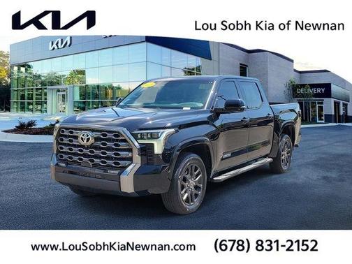 Midnight Black Metallic 2023 Toyota Tundra Platinum