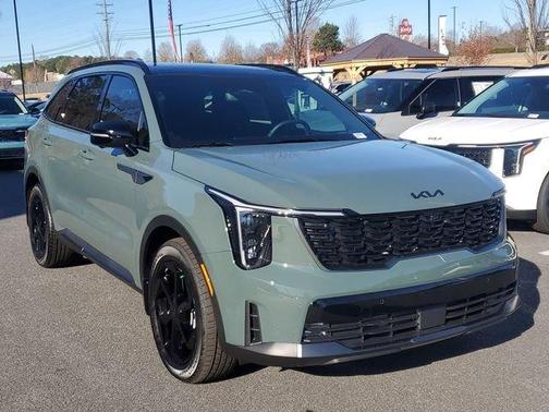Green 2026 Kia Sorento Hybrid X-LINE SX PRESTIGE