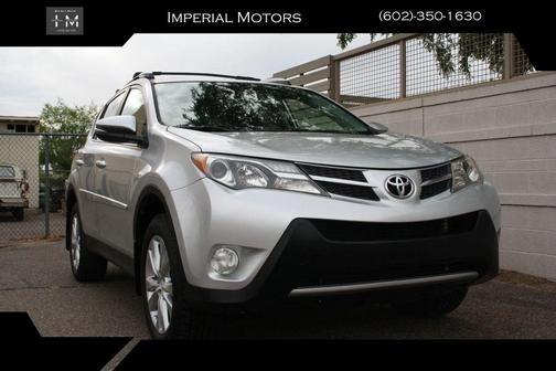 Silver 2015 Toyota RAV4 Limited