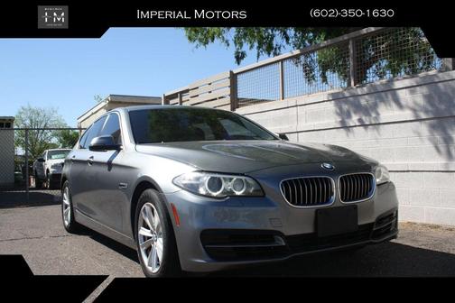 Silver 2014 BMW 528 528i Sedan 4D