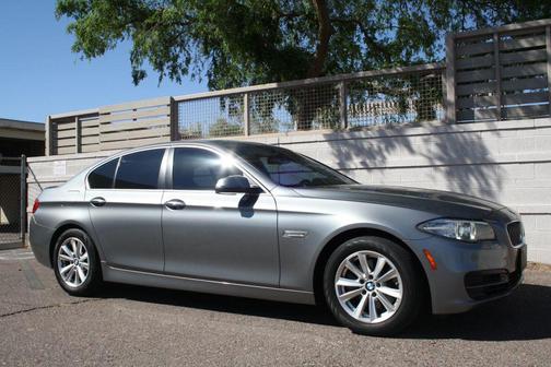 Silver 2014 BMW 528 528i Sedan 4D