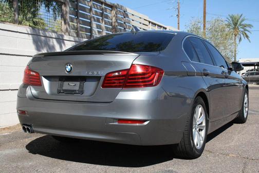 Silver 2014 BMW 528 528i Sedan 4D