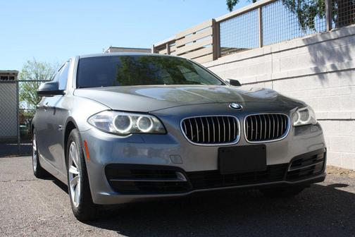 Silver 2014 BMW 528 528i Sedan 4D
