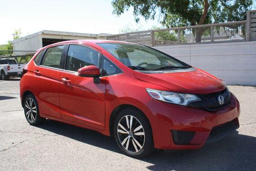 Red 2016 Honda Fit LX