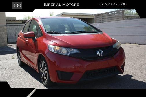 Red 2016 Honda Fit LX