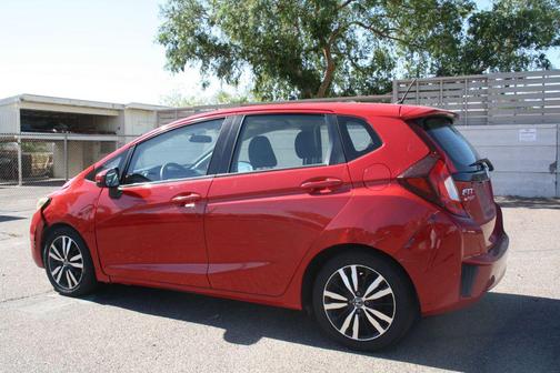 Red 2016 Honda Fit LX