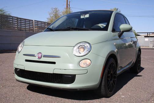 Green 2013 FIAT 500 Pop