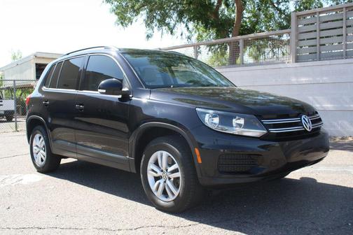Black 2016 Volkswagen Tiguan S
