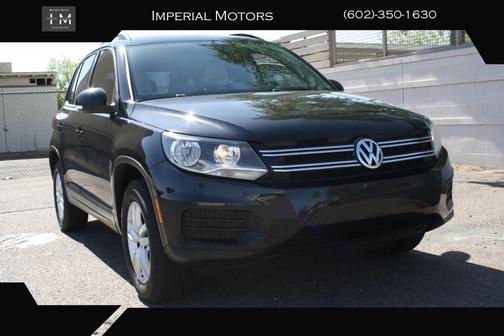 Black 2016 Volkswagen Tiguan S