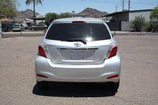 Silver 2014 Toyota Yaris LE